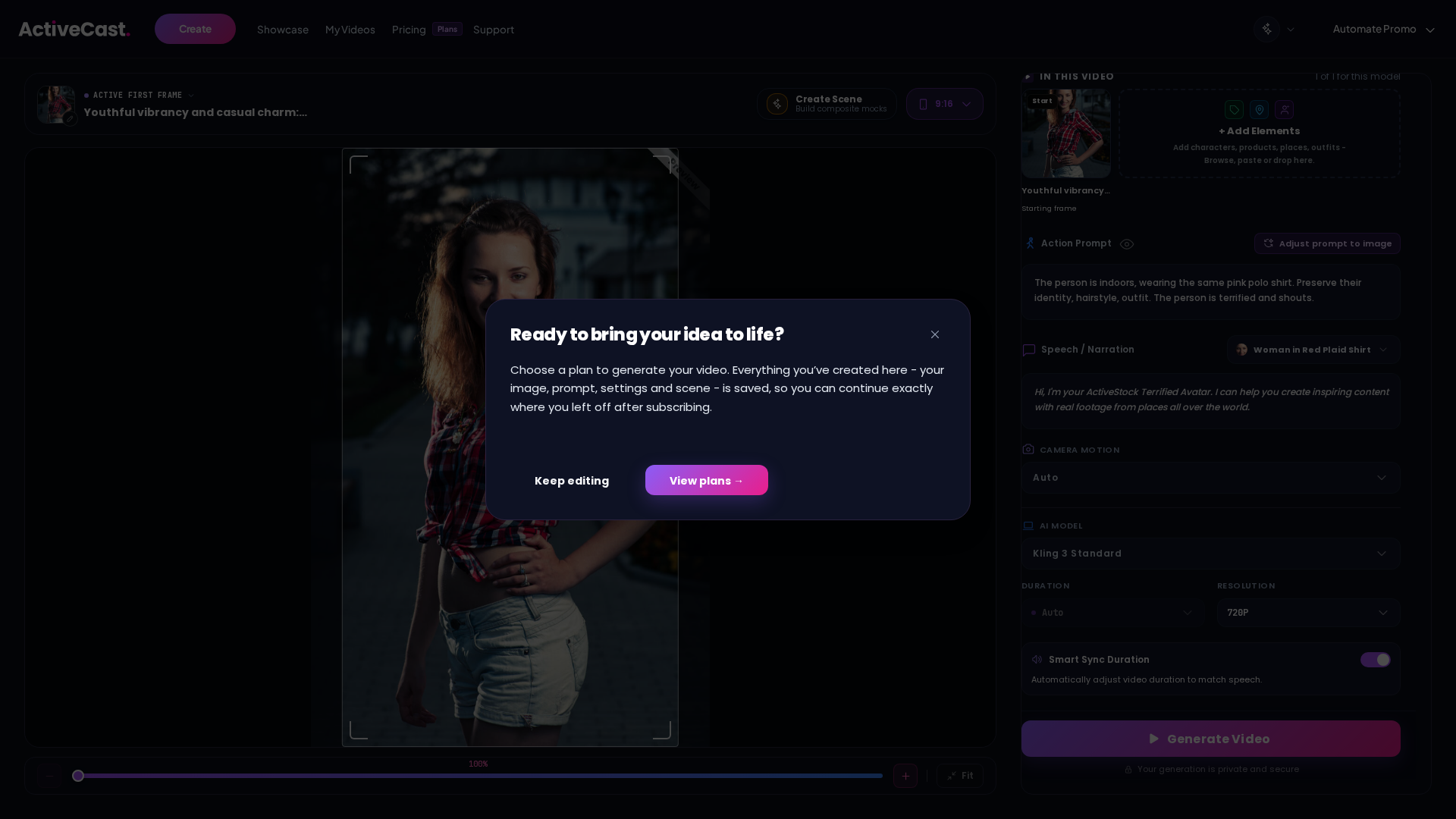 Test failure screenshot